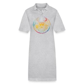 Wikinger - Stanley/Stella Frauen Bio-Polokleid PAIGER - Grau meliert - Vorne