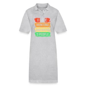 Jäger Jagen - Stanley/Stella Frauen Bio-Polokleid PAIGER - Grau meliert - Vorne