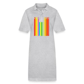 3. Klasse - Stanley/Stella Frauen Bio-Polokleid PAIGER - Grau meliert - Vorne