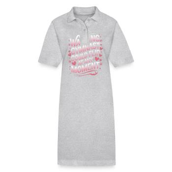 Turnen Turner Gymnastik - Stanley/Stella Frauen Bio-Polokleid PAIGER - Grau meliert - Vorne
