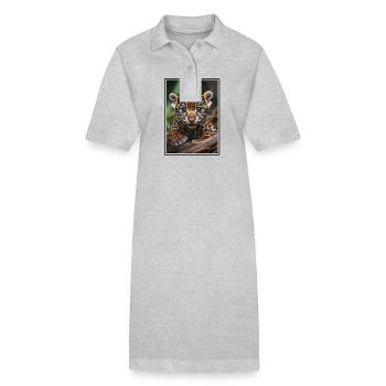 Jaguars Jaguar - Robe polo bio PAIGER Stanley/Stella Femme - gris chiné - Devant