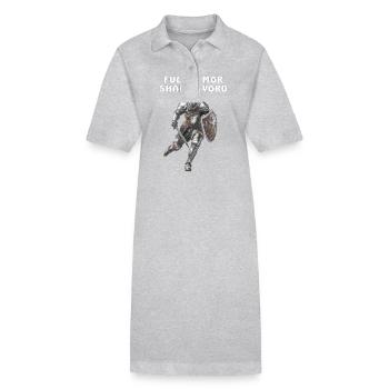 FULL ARMOR SHARP SWORD - Stanley/Stella Frauen Bio-Polokleid PAIGER - Grau meliert - Vorne