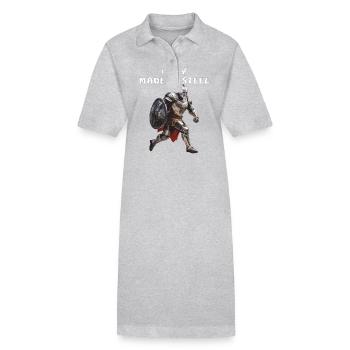 CORPS DE BLINDAGE EN ACIER - Robe polo bio PAIGER Stanley/Stella Femme - gris chiné - Devant