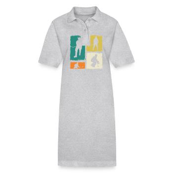 Joueurs de hockey sur glace Hockey sur glace - Robe polo bio PAIGER Stanley/Stella Femme - gris chiné - Devant