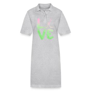 Joueurs de hockey sur glace Hockey sur glace - Robe polo bio PAIGER Stanley/Stella Femme - gris chiné - Devant