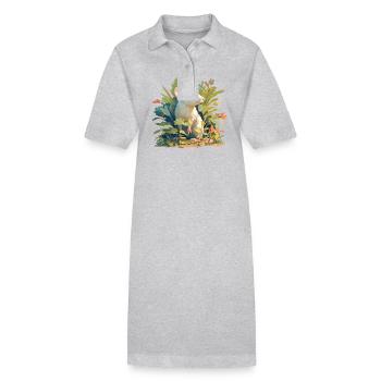 Mäuse Maus - Stanley/Stella Frauen Bio-Polokleid PAIGER - Grau meliert - Vorne
