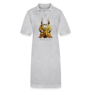 KATZE MANTEL GEBIETER - Stanley/Stella Frauen Bio-Polokleid PAIGER - Grau meliert - Vorne
