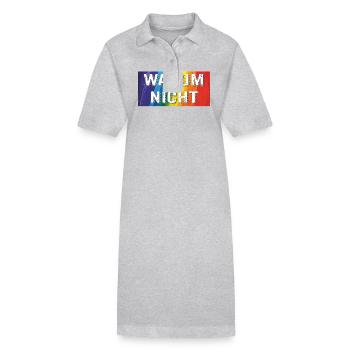 WARUM NICHT - Stanley/Stella Frauen Bio-Polokleid PAIGER - Grau meliert - Vorne