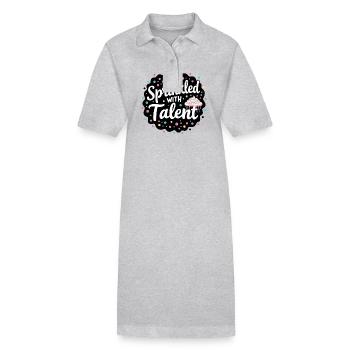 Candidat Junior en Boulangerie Jeune Chef Boulangerie - Robe polo bio PAIGER Stanley/Stella Femme - gris chiné - Devant