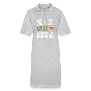 Dad Girl Scout Leader Proud Troop Support Scout - Stanley/Stella Frauen Bio-Polokleid PAIGER - Grau meliert - Vorne