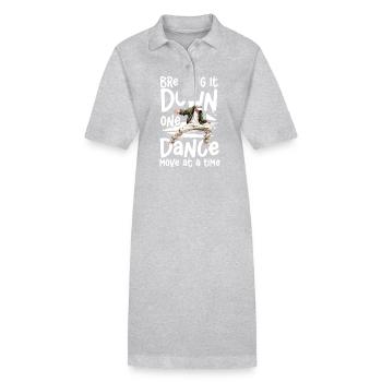 Breaking It Down One Dance Move at a Time - - Stanley/Stella Frauen Bio-Polokleid PAIGER - Grau meliert - Vorne