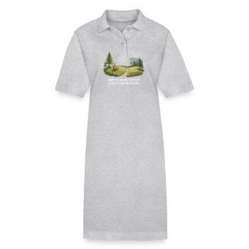 Vivre de manière détendue dans le Sauerland - Robe polo bio PAIGER Stanley/Stella Femme - gris chiné - Devant