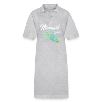 Pool Party - Stanley/Stella Frauen Bio-Polokleid PAIGER - Grau meliert - Vorne