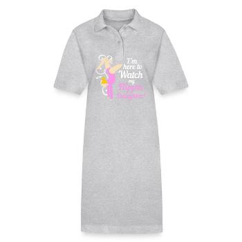 Gymnastik - Stanley/Stella Frauen Bio-Polokleid PAIGER - Grau meliert - Vorne