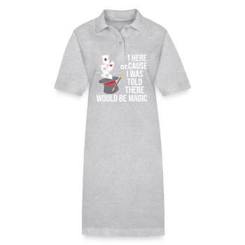 Zauberer - Stanley/Stella Frauen Bio-Polokleid PAIGER - Grau meliert - Vorne