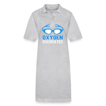 Natation Nageurs Piscine Moniteurs de natation - Robe polo bio PAIGER Stanley/Stella Femme - gris chiné - Devant