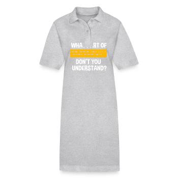 Amateur Radio Radio - Robe polo bio PAIGER Stanley/Stella Femme - gris chiné - Devant