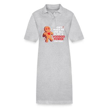 Voodoo - Stanley/Stella Frauen Bio-Polokleid PAIGER - Grau meliert - Vorne