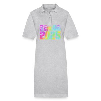 Classe de 2025 - Robe polo bio PAIGER Stanley/Stella Femme - gris chiné - Devant