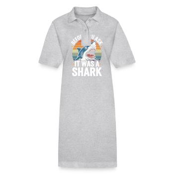Amputation Disability - Stanley/Stella PAIGER Organic Women’s Polo Dress - heather grey - Front
