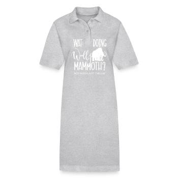 Mammoth - Stanley/Stella PAIGER Organic Women’s Polo Dress - heather grey - Front