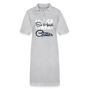 Valse Danse de couple - Robe polo bio PAIGER Stanley/Stella Femme - gris chiné - Devant