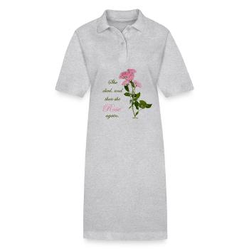 she died, and then she Rose again, NettsFetz - Stanley/Stella Frauen Bio-Polokleid PAIGER - Grau meliert - Vorne