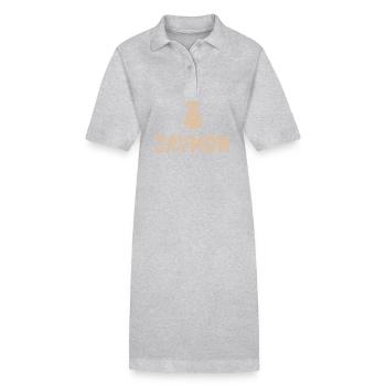 Bratsche Jaymon - Stanley/Stella Frauen Bio-Polokleid PAIGER - Grau meliert - Vorne