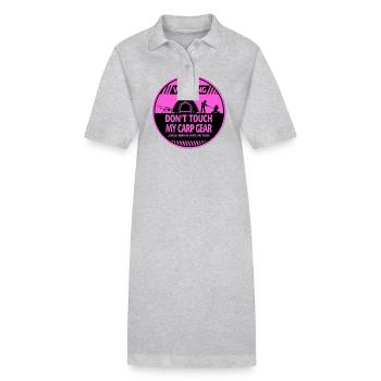 Karpfen - Stanley/Stella Frauen Bio-Polokleid PAIGER - Grau meliert - Vorne