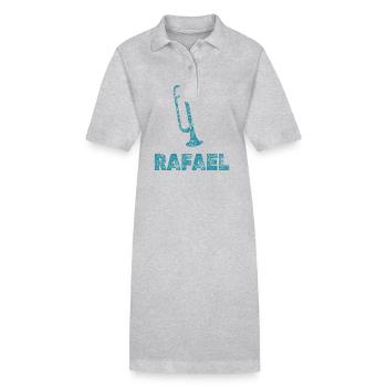 Brass band Rafael - Stanley/Stella PAIGER Organic Women’s Polo Dress - heather grey - Front