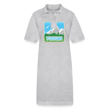Bergsport Yushan - Stanley/Stella Frauen Bio-Polokleid PAIGER - Grau meliert - Vorne