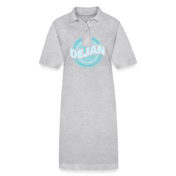 Geschenkidee Dejan - Stanley/Stella Frauen Bio-Polokleid PAIGER - Grau meliert - Vorne