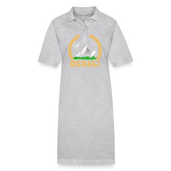 Trekking Denali - Stanley/Stella Frauen Bio-Polokleid PAIGER - Grau meliert - Vorne