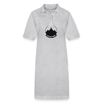 Explore more - Wanderer - Stanley/Stella Frauen Bio-Polokleid PAIGER - Grau meliert - Vorne