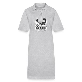 Chance de Ruhrpott sur les mineurs de l’extraction de l’histoire - Robe polo bio PAIGER Stanley/Stella Femme - gris chiné - Devant