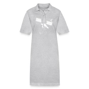 Zimmermann - Stanley/Stella Frauen Bio-Polokleid PAIGER - Grau meliert - Vorne