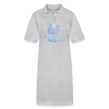 Viking Boat Rendez-vous au Valhalla 1 - Robe polo bio PAIGER Stanley/Stella Femme - gris chiné - Devant