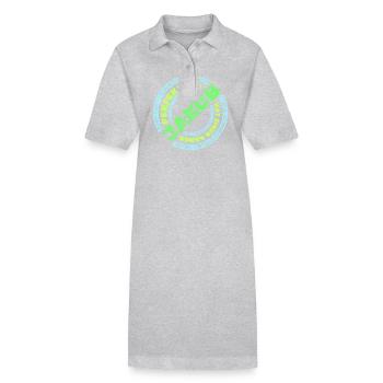 Jacob - Robe polo bio PAIGER Stanley/Stella Femme - gris chiné - Devant