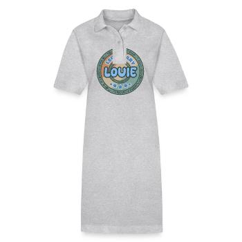 Geschenkidee Louie - Stanley/Stella Frauen Bio-Polokleid PAIGER - Grau meliert - Vorne