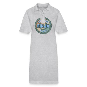 Geschenkidee Finja - Stanley/Stella Frauen Bio-Polokleid PAIGER - Grau meliert - Vorne