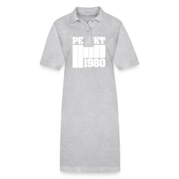 1980 1980 - Robe polo bio PAIGER Stanley/Stella Femme - gris chiné - Devant