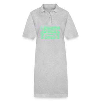 Geschenkidee 2023 - Stanley/Stella Frauen Bio-Polokleid PAIGER - Grau meliert - Vorne