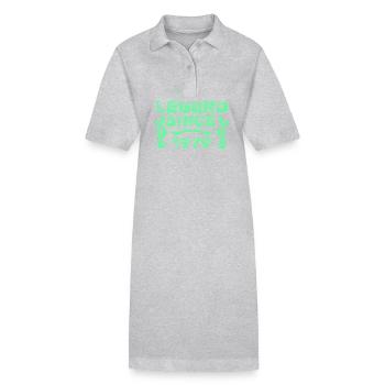 Geschenkidee 1979 - Stanley/Stella Frauen Bio-Polokleid PAIGER - Grau meliert - Vorne