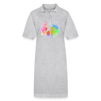 Joueurs de hockey sur glace Hockey sur glace - Robe polo bio PAIGER Stanley/Stella Femme - gris chiné - Devant