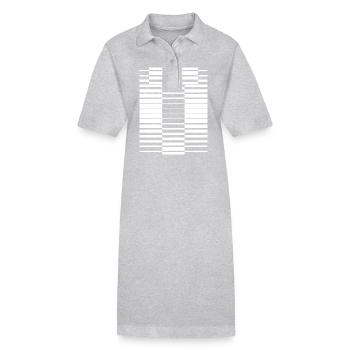 INITIAL T - Stanley/Stella PAIGER Organic Women’s Polo Dress - heather grey - Front