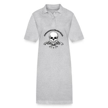Junggesellenabschied XXX mit Schädel (MC) (Black) - Stanley/Stella Frauen Bio-Polokleid PAIGER - Grau meliert - Vorne