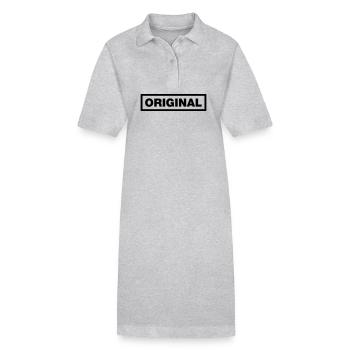 Das echte Original - Stanley/Stella Frauen Bio-Polokleid PAIGER - Grau meliert - Vorne