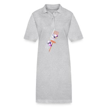 Universe Games Fusion Controller - Stanley/Stella Frauen Bio-Polokleid PAIGER - Grau meliert - Vorne