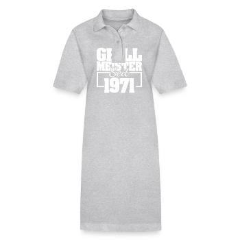 Grillen 1971 - Stanley/Stella Frauen Bio-Polokleid PAIGER - Grau meliert - Vorne