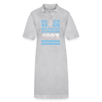 1993 - Stanley/Stella PAIGER Organic Women’s Polo Dress - heather grey - Front